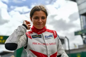 female WEC racer Lilou Wadoux