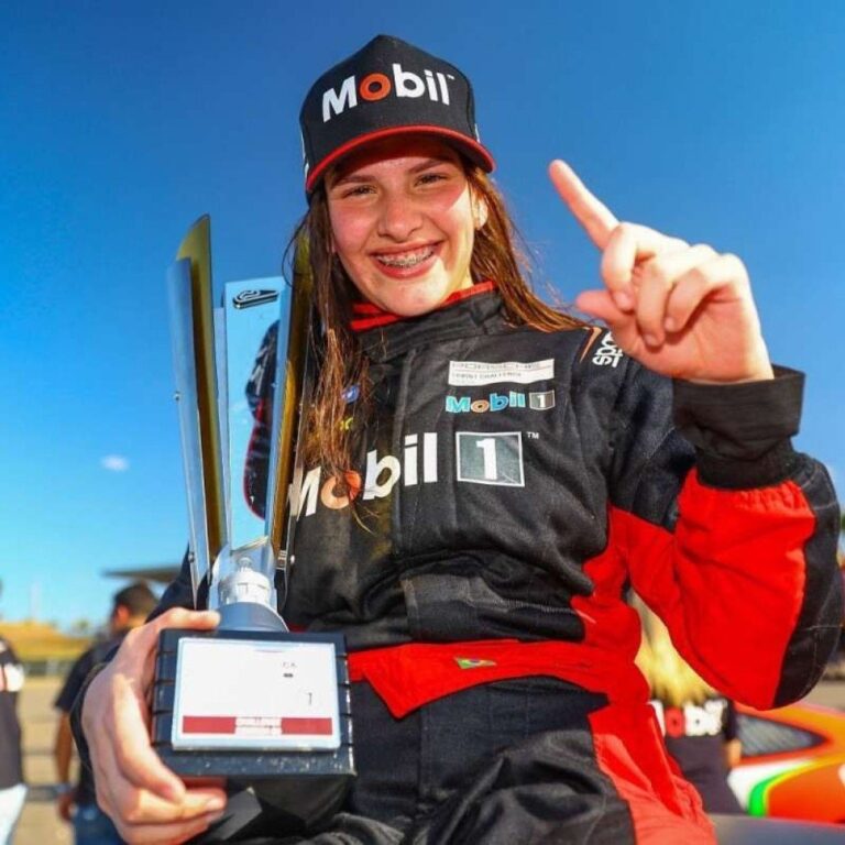 Antonella Bassani in her race suit