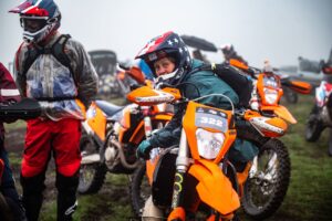 female motorcycle racer Tamsin Jones