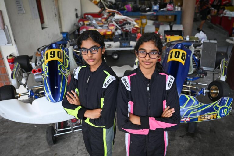 Sujana Dandu in her race suit