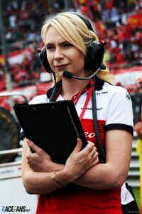 female formula racer Ruth Buscombe