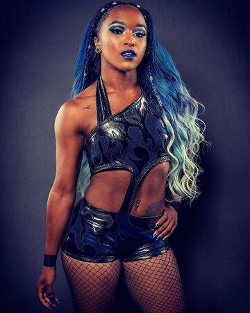 Kiera Hogan in her race suit