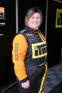 female touring racer Christina Orr-West
