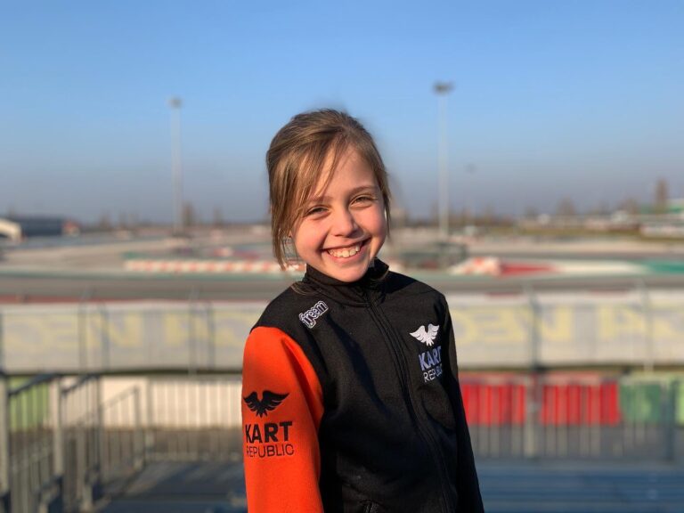 Klara Kowalczyk in her race suit