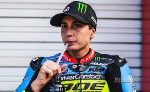 female motorcycle racer Ana Carrasco