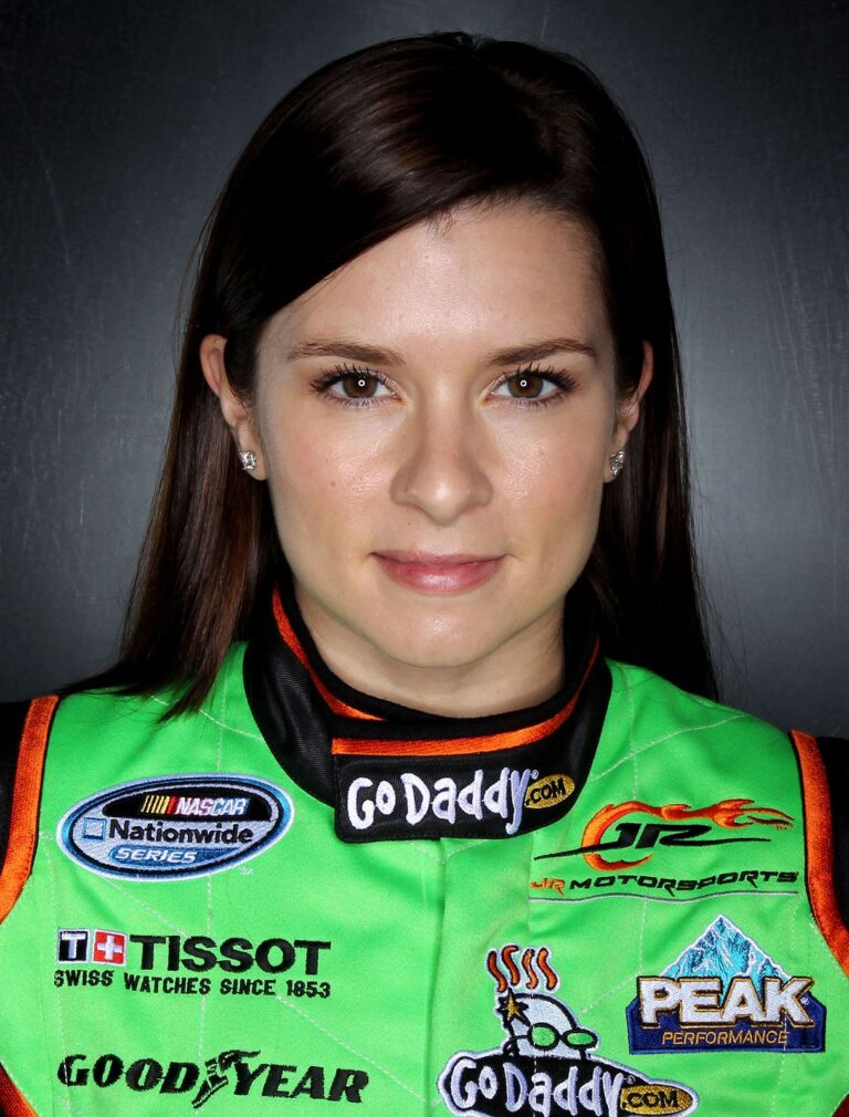 Danica Patrick in her race suit