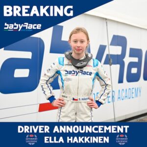 female karting racer Ella Hakkinen