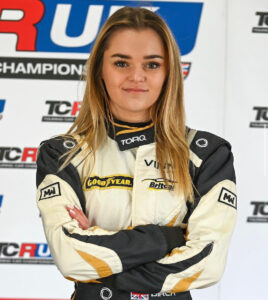 female touring racer Charlotte Birch