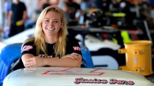 female nascar racer Jessica Dana