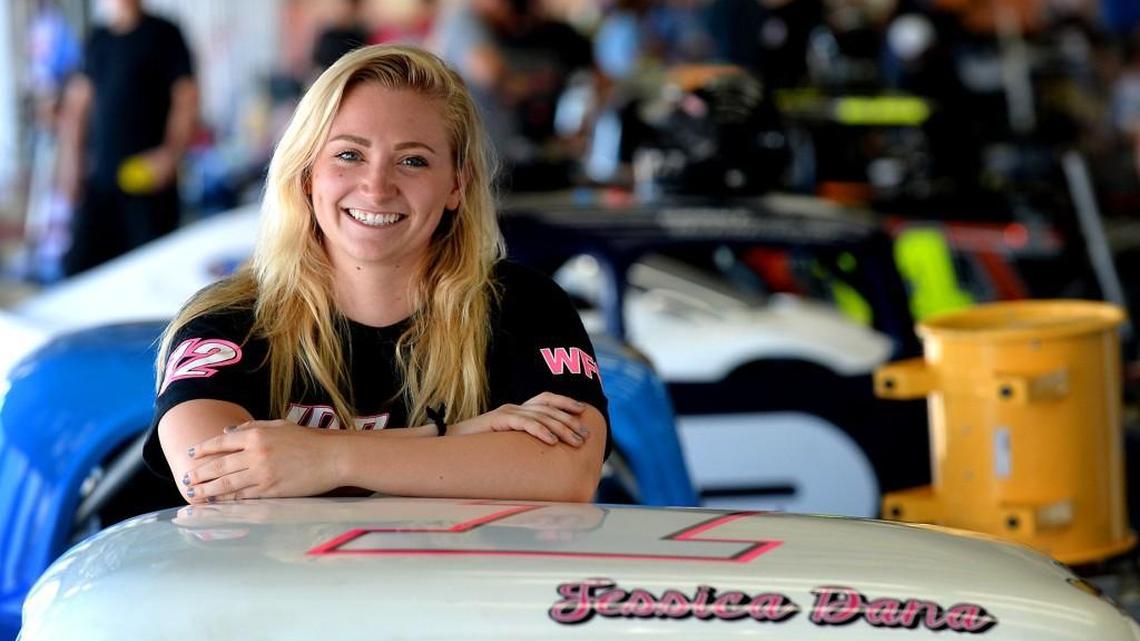 female nascar racer Jessica Dana