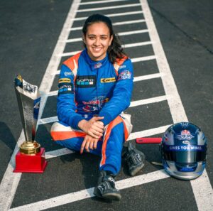 female rally racer Anushriya Gulati