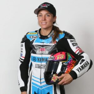 female motorcycle racer Melissa Paris