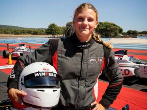 female formula racer Mathilda Paatz