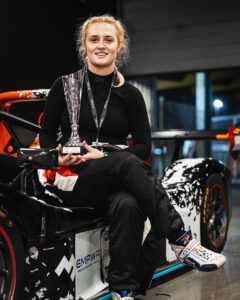 female touring racer Jorden Dolischka