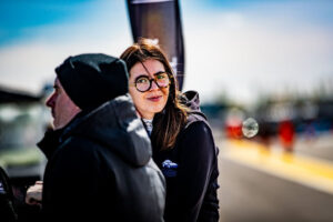 female sports car racer Carla Debard