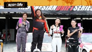 female drift racer Bella Krabbe-Cañete