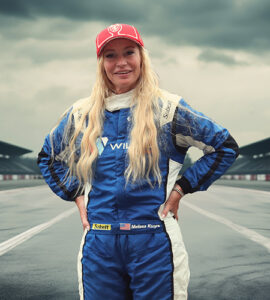 female sports car racer Melissa Kozyra
