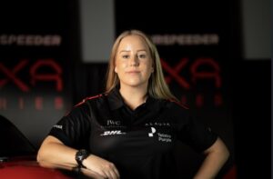 female touring racer Emily Duggan