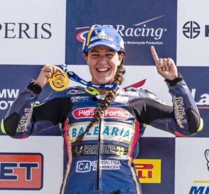 female motorcycle racer Pakita Ruiz