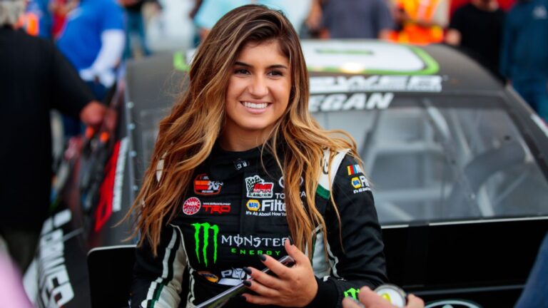 Hailie Deegan in her race suit
