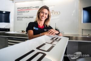 female sports car racer Regina Franzé