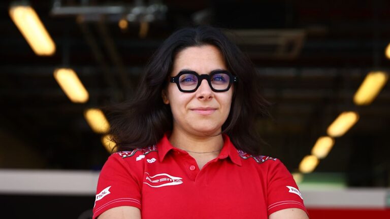 Camilla Colombo in her race suit