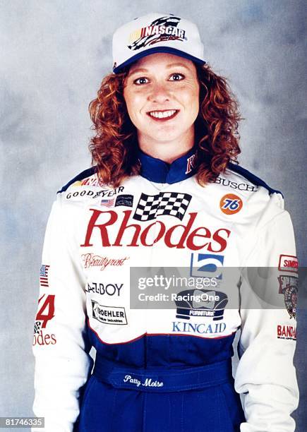 Patty Moise in her race suit