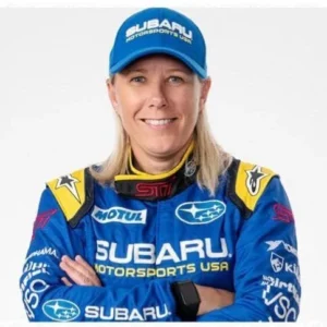 female rally racer Rhianon Gelsomino