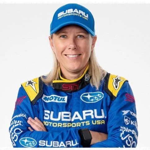 Rhianon Gelsomino in her race suit