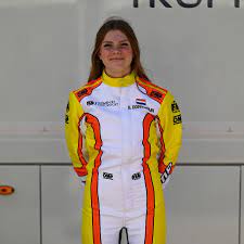 Eva Dorrestijn in her race suit