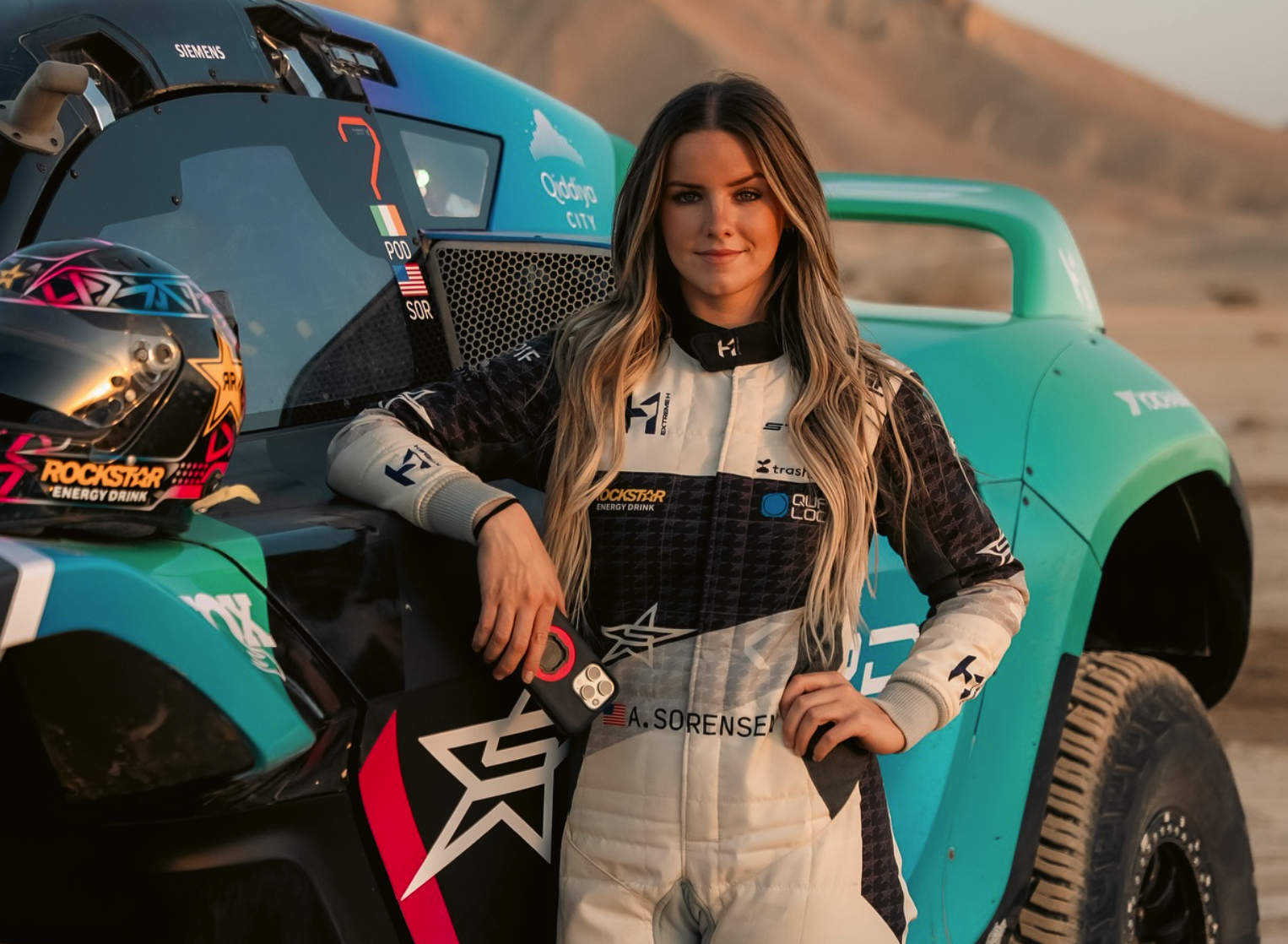 Amanda Sorensen in the desert