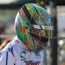 Elana Egger in her race suit
